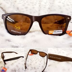 Tack spring hinged 100% polarized sunglasses